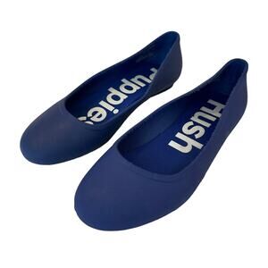 Hush Puppies | Size 8 Royal Blue Rubber Ballet Flats Casual Minimalist Round Toe